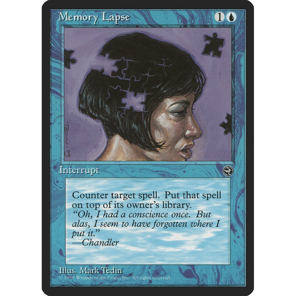 Memory Lapse common 32b Magic the Gathering Homelands