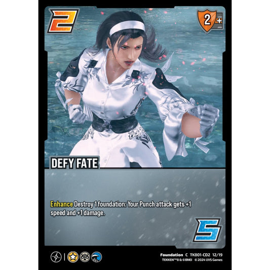 Defy Fate, 12/19, TK801-CD2, Universus, TEKKEN 8 Clash Decks, Foundation, C