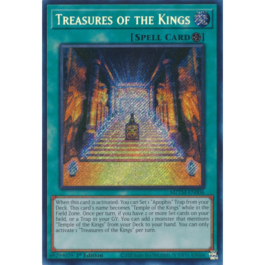 Treasures of the Kings MZTM-EN006 Secret Secret Rare Yu-Gi-Oh Maze of the Master in Art