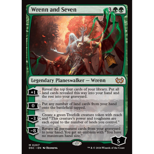 Wrenn and Seven, 207, mythic, Magic: The Gathering, Duskmourn: House of Horror
