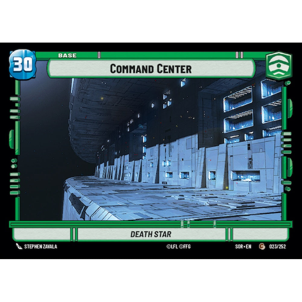 Command Center / Shield Token, 23, C, Star Wars Unlimited, Sparks Of Rebellion
