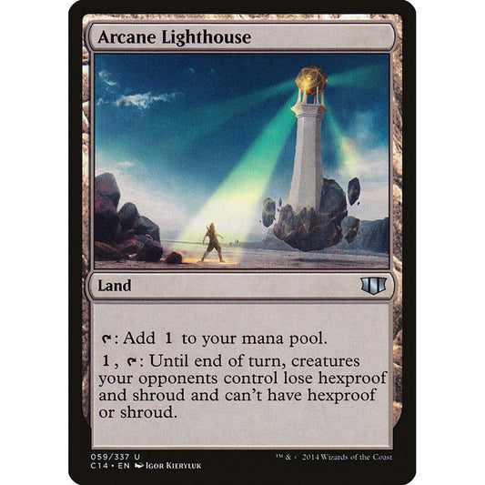 Arcane Lighthouse uncommon 59 Magic the Gathering Commander 2014