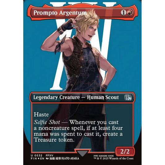 Prompto Argentum uncommon 532 Magic the Gathering Final Fantasy