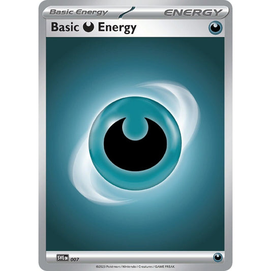 Basic Darkness Energy Fixed 7 Pokemon Card Game Scarlet & Violet Energy