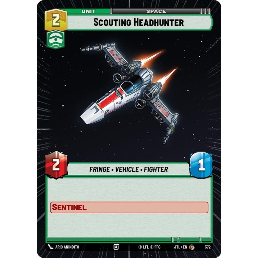 Scouting Headhunter, C, JTL 372) Hyperspace, Star Wars Unlimited
