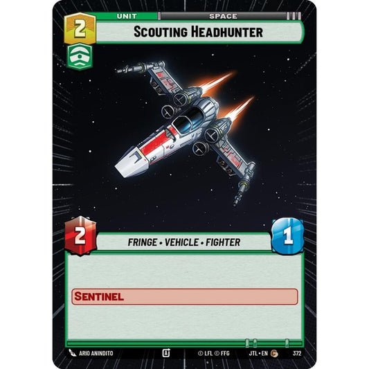 Scouting Headhunter, C, JTL 372) Hyperspace, Star Wars Unlimited