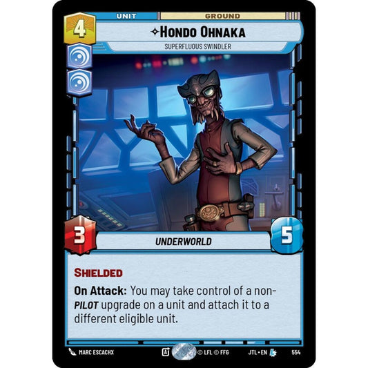 Hondo Ohnaka, L, JTL 554) Foil, Star Wars Unlimited