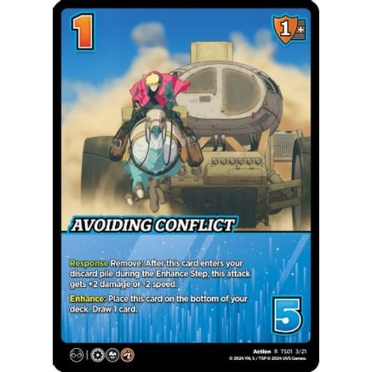 Avoiding Conflict, 3/21, R, UniVersus, Cowboy Bebop & Trigun Stampede