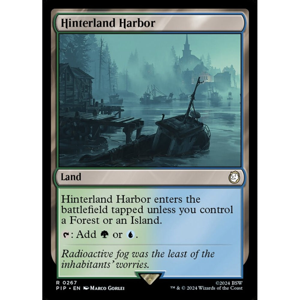 Hinterland Harbor rare 267 Magic the Gathering Fallout