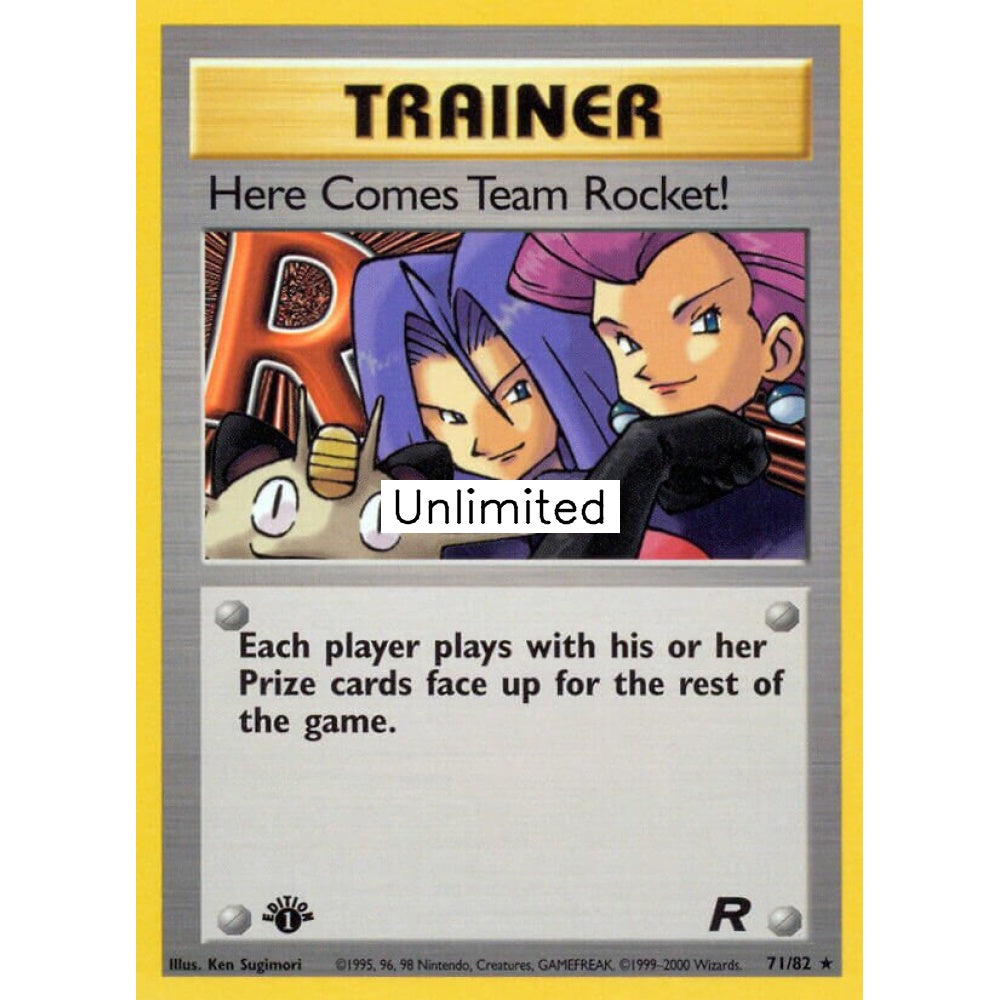 Here Comes Team Rocket! Rare 71/82 Pokemon Card Game Team Rocket