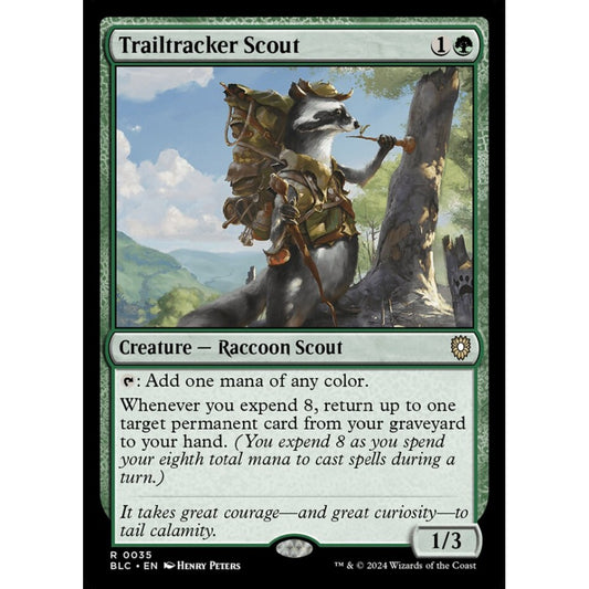 Trailtracker Scout, 35, rare, Magic: The Gathering, Bloomburrow