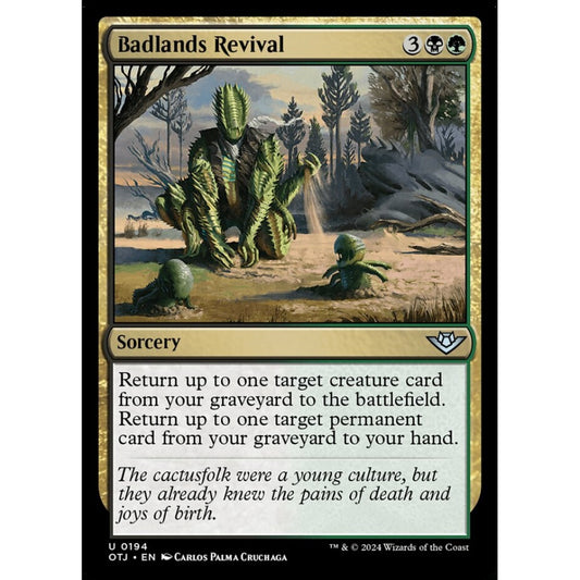 Badlands Revival, 194, uncommon, Magic: The Gathering, Outlaws of Thunder Junction