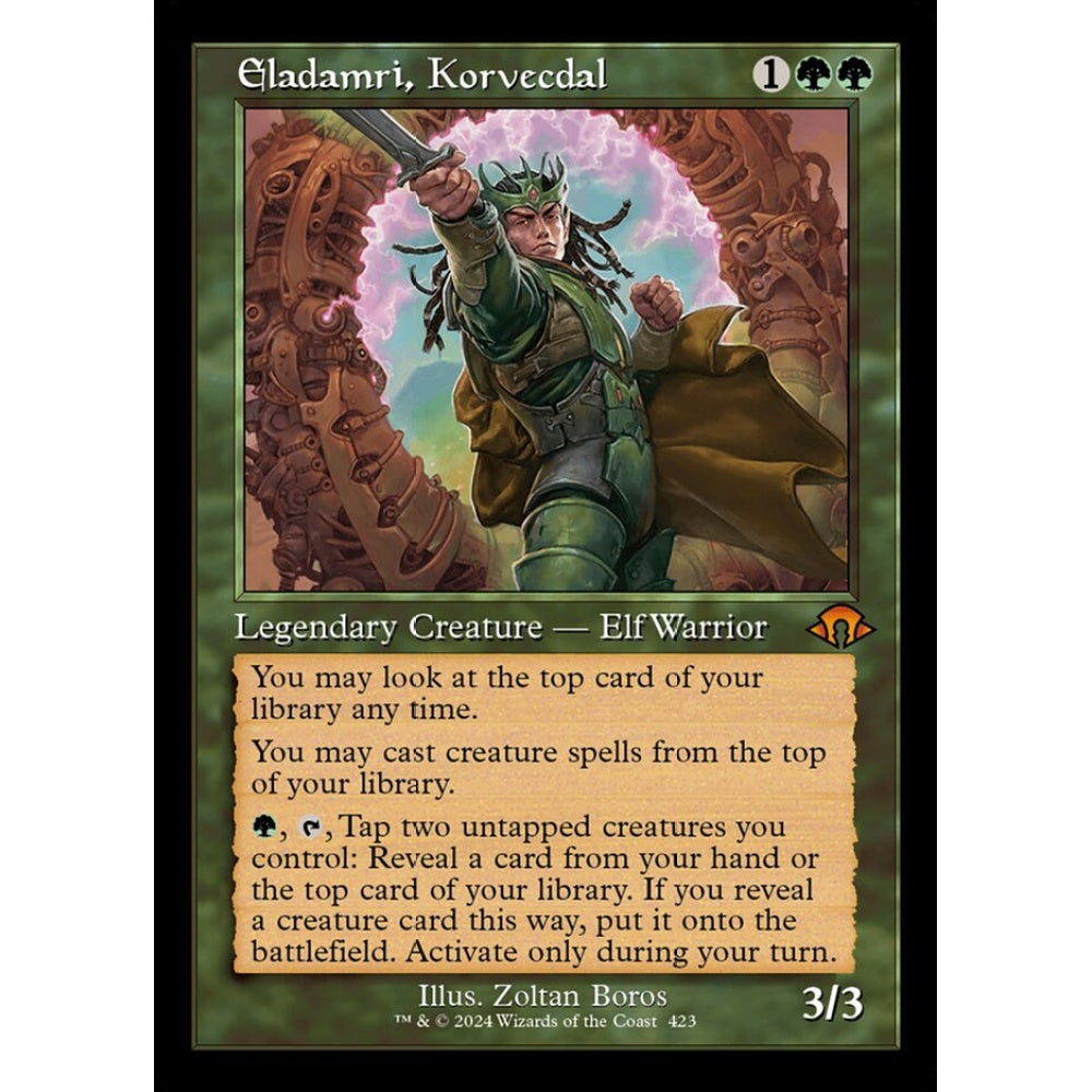Eladamri, Korvecdal, 423, mythic, Magic: The Gathering, Modern Horizons 3