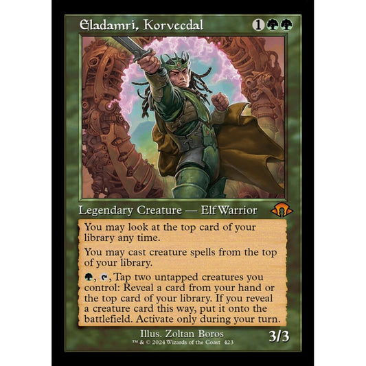 Eladamri, Korvecdal, 423, mythic, Magic: The Gathering, Modern Horizons 3