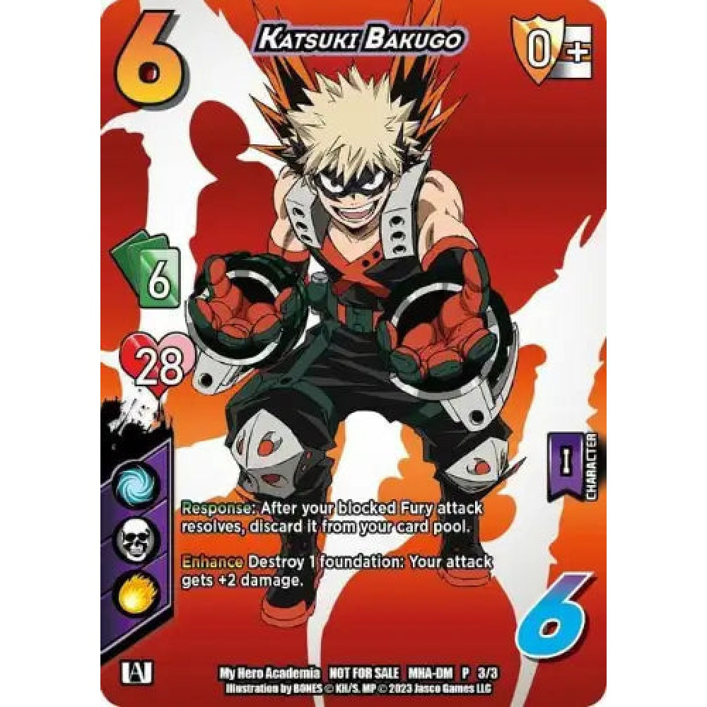Katsuki Bakugo, 3/3, P, UniVersus, Promos