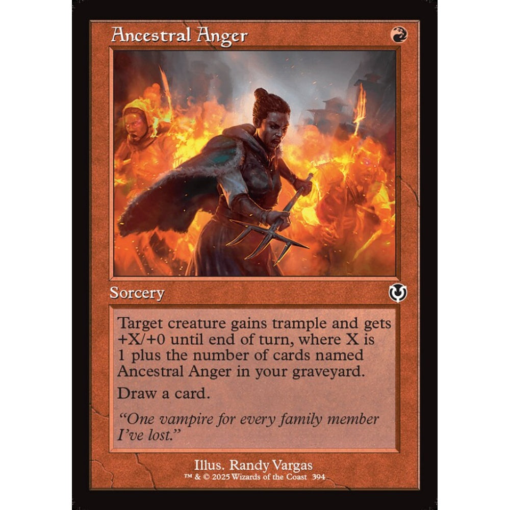 Ancestral Anger, 394, common, Magic: The Gathering, Innistrad Remastered