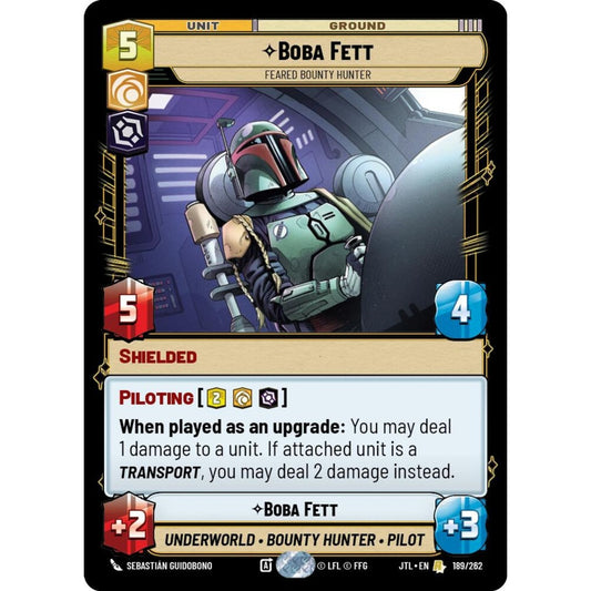 Boba Fett, R, JTL 189), Star Wars Unlimited