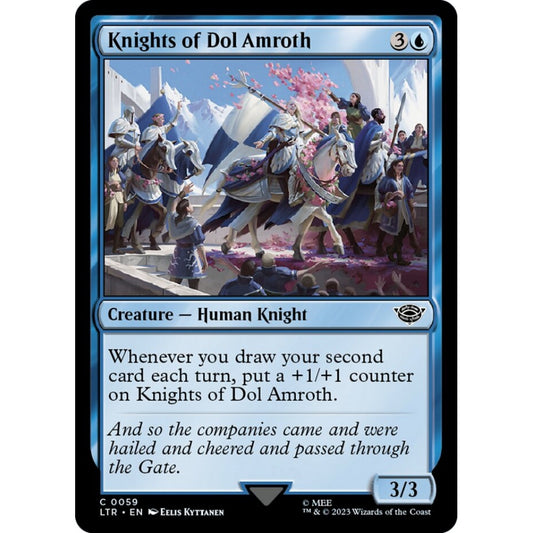Knights of Dol Amroth, common, 59, Magic the Gathering, The Lord of the Rings: Tales of Middle-earth