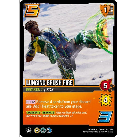 Lunging Brush Fire 117/185 TK802 Universus Tekken 8 Attack C