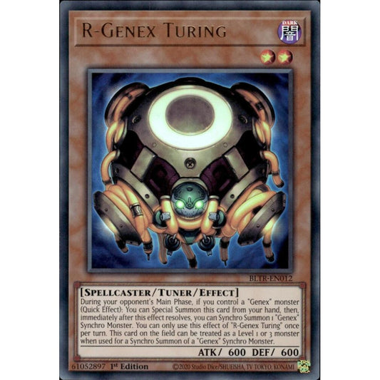 R-Genex Turing BLTR-EN012 Ultra Yu-Gi-Oh Battles of Legend: Terminal Revenge