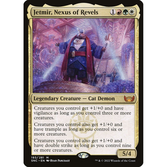 Jetmir, Nexus of Revels mythic 193 Magic the Gathering Streets of New Capenna
