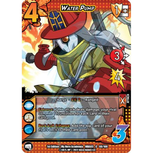 Water Pump, 68/108, C, UniVersus, MHA03 Heroes Clash