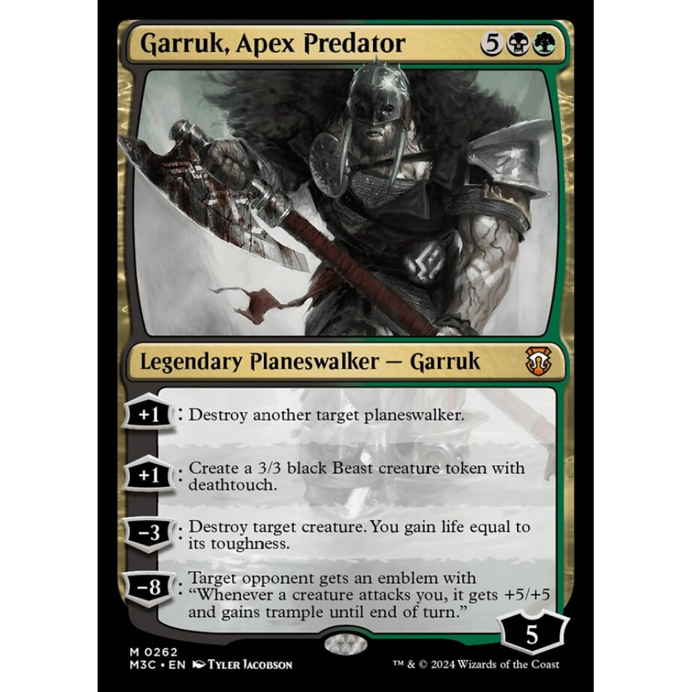 Garruk, Apex Predator, 262, mythic, Magic: The Gathering, Modern Horizons 3