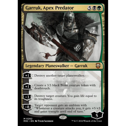 Garruk, Apex Predator, 262, mythic, Magic: The Gathering, Modern Horizons 3