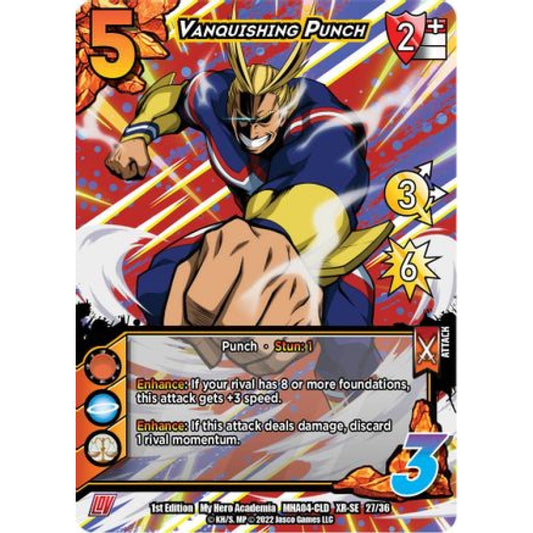Vanquishing Punch, 27/36, XR-SE, UniVersus, MHA04 League of Villains