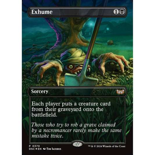 Exhume, 370, mythic, Magic: The Gathering, Duskmourn: House of Horror