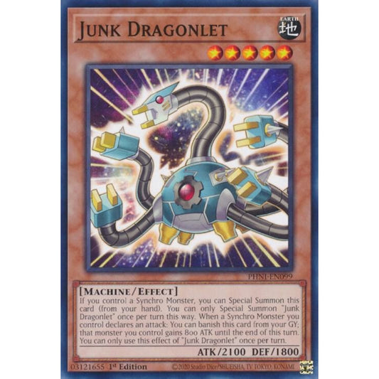 Junk Dragonlet PHNI-EN099 Common Yu-Gi-Oh Phantom Nightmare