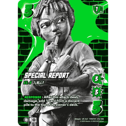 Special Report 216/186 TMNT01 Universus Teenage Mutant Ninja Turtles Attack UR-ALT