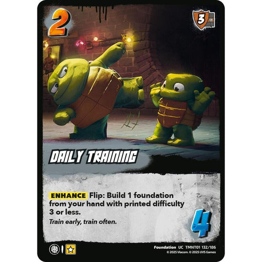 Daily Training 132/186 TMNT01 Universus Teenage Mutant Ninja Turtles Foundation UC