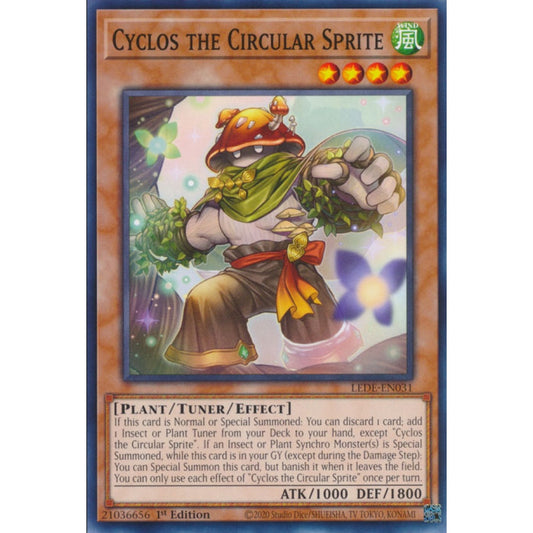 Cyclos the Circular Sprite, LEDE-EN031, Common, Yu-Gi-Oh!, Legacy of Destruction