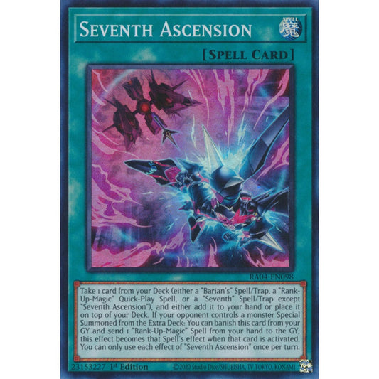 Seventh Ascension RA04-EN098 Super Super Rare Yu-Gi-Oh Quarter Century Stampede in Art