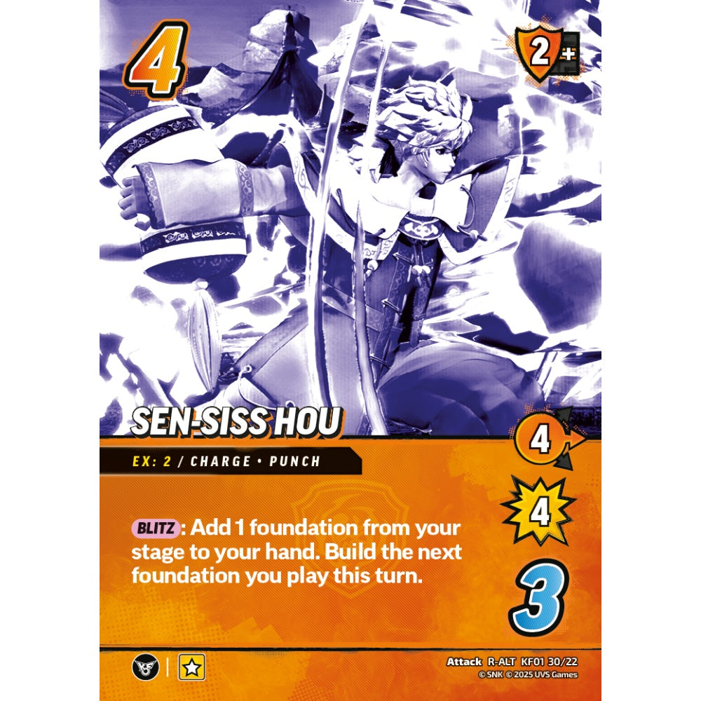 Sen-Siss Hou 30/22 KF01 Universus The King of Fighters XV: Challenger Series: Team Hero Attack R-ALT