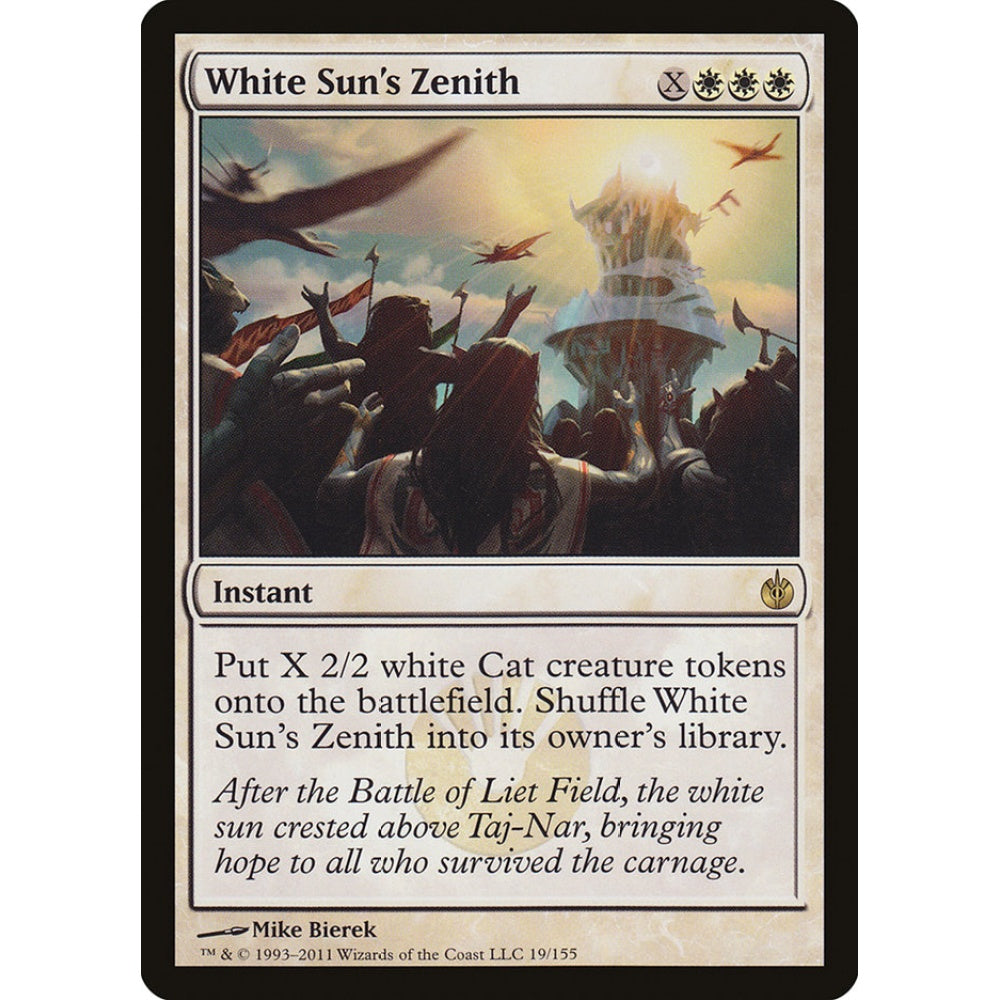 White Sun's Zenith rare 19 Magic the Gathering Mirrodin Besieged