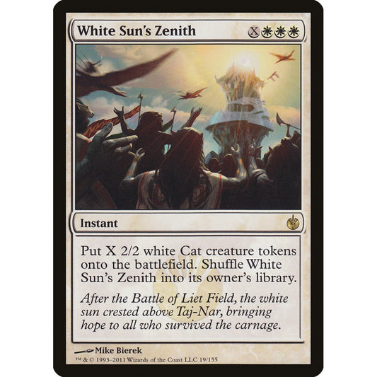 White Sun's Zenith rare 19 Magic the Gathering Mirrodin Besieged
