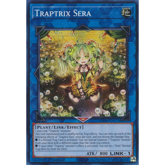 Traptrix Sera RA04-EN075 QCR Quarter Century Secret Rare Yu-Gi-Oh Quarter Century Stampede in Art