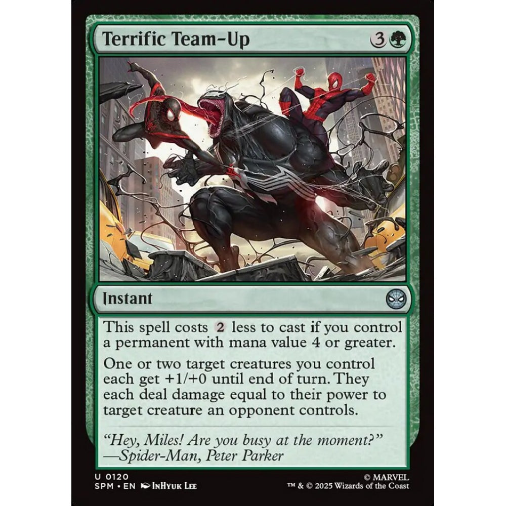Terrific Team-Up uncommon 120 Magic the Gathering Marvel's Spider-Man