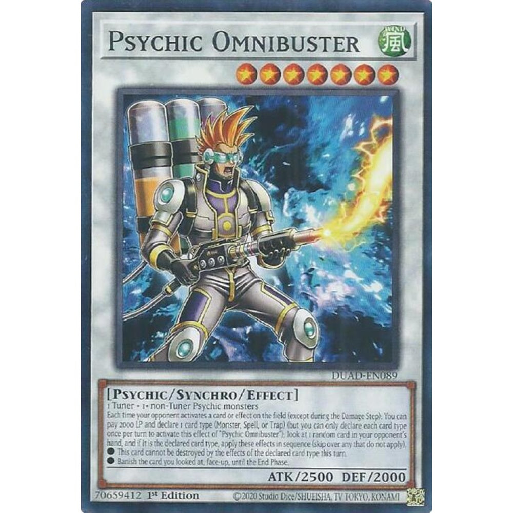 Psychic Omnibuster DUAD-EN089 Common Yu-Gi-Oh Duelist's Advance