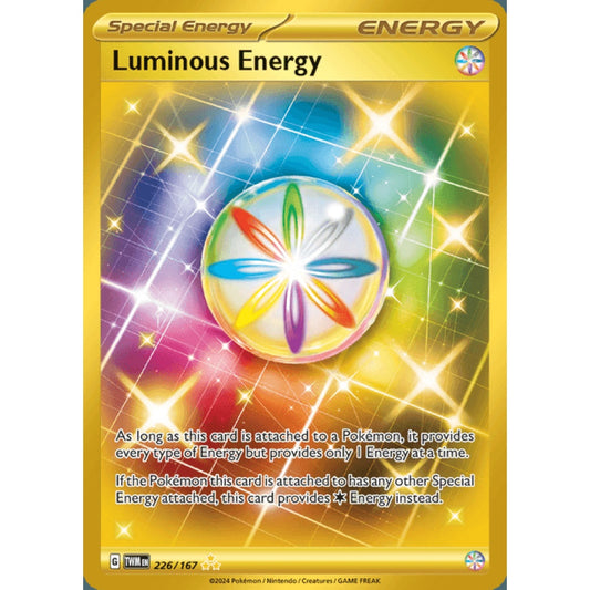 Luminous Energy Secret Rare 226/167 Pokemon Card Game Twilight Masquerade