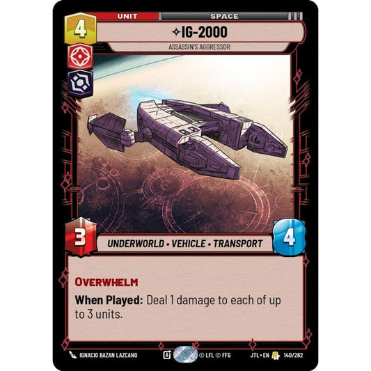 IG-2000, R, JTL 140), Star Wars Unlimited