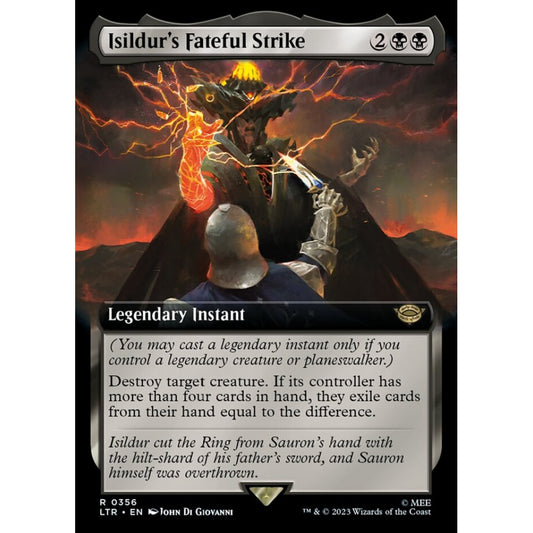 Isildur's Fateful Strike, rare, 356, Magic the Gathering, The Lord of the Rings: Tales of Middle-earth