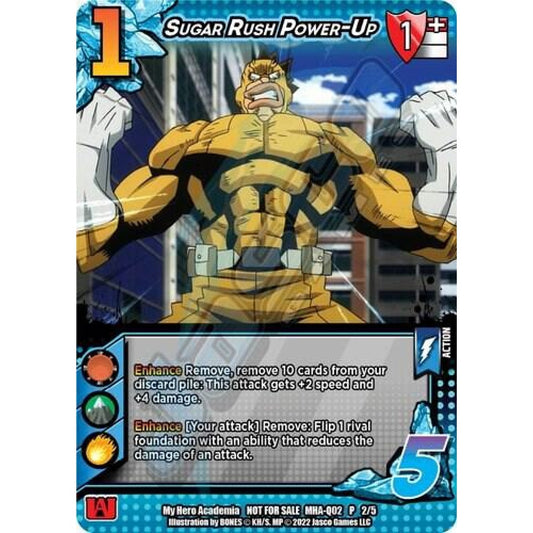 Sugar Rush Power-Up, 2/5, MHA-Q02, Universus, MHA Promos, nan