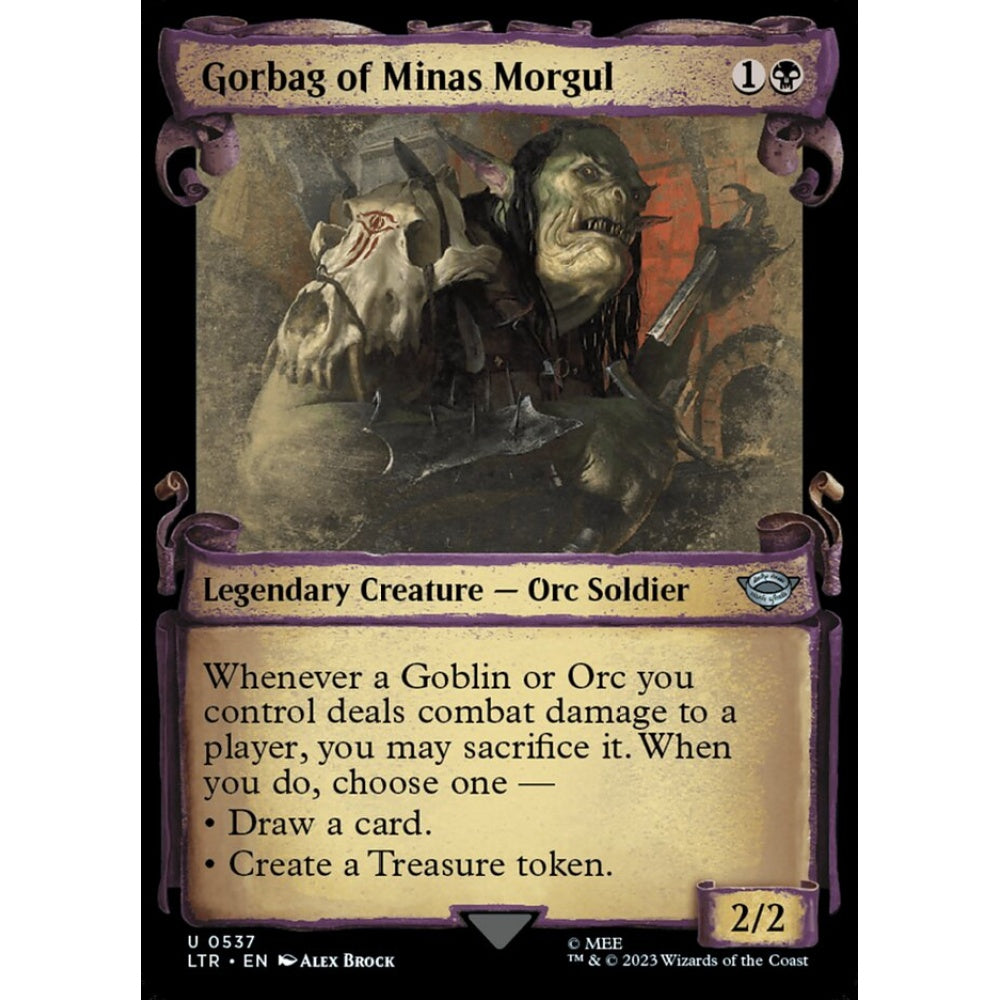 Gorbag of Minas Morgul, uncommon, 537, Magic the Gathering, The Lord of the Rings: Tales of Middle-earth