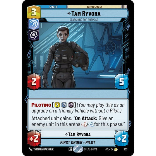 Tam Ryvora, R, JTL 533) Foil, Star Wars Unlimited