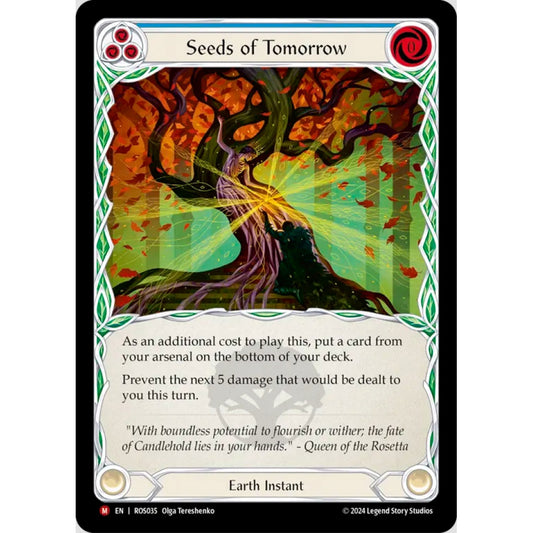 Seeds of Tomorrow, ROS035, Majestic, Flesh and Blood, Rosetta