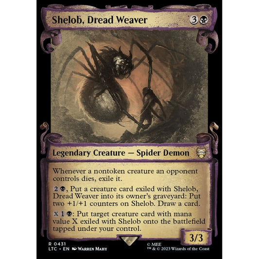 Shelob, Dread Weaver, rare, 431, Magic the Gathering, Tales of Middle-earth Commander