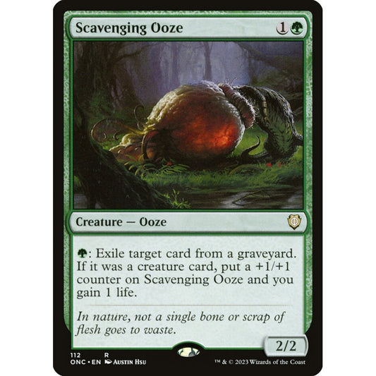Scavenging Ooze, rare, 112, Magic the Gathering, Phyrexia: All Will Be One Commander